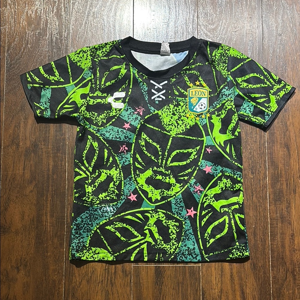 León Jersey for Kids, mexican football soccer team